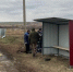 Для школьников из Тишкина установили автобусную остановку - Каменский район